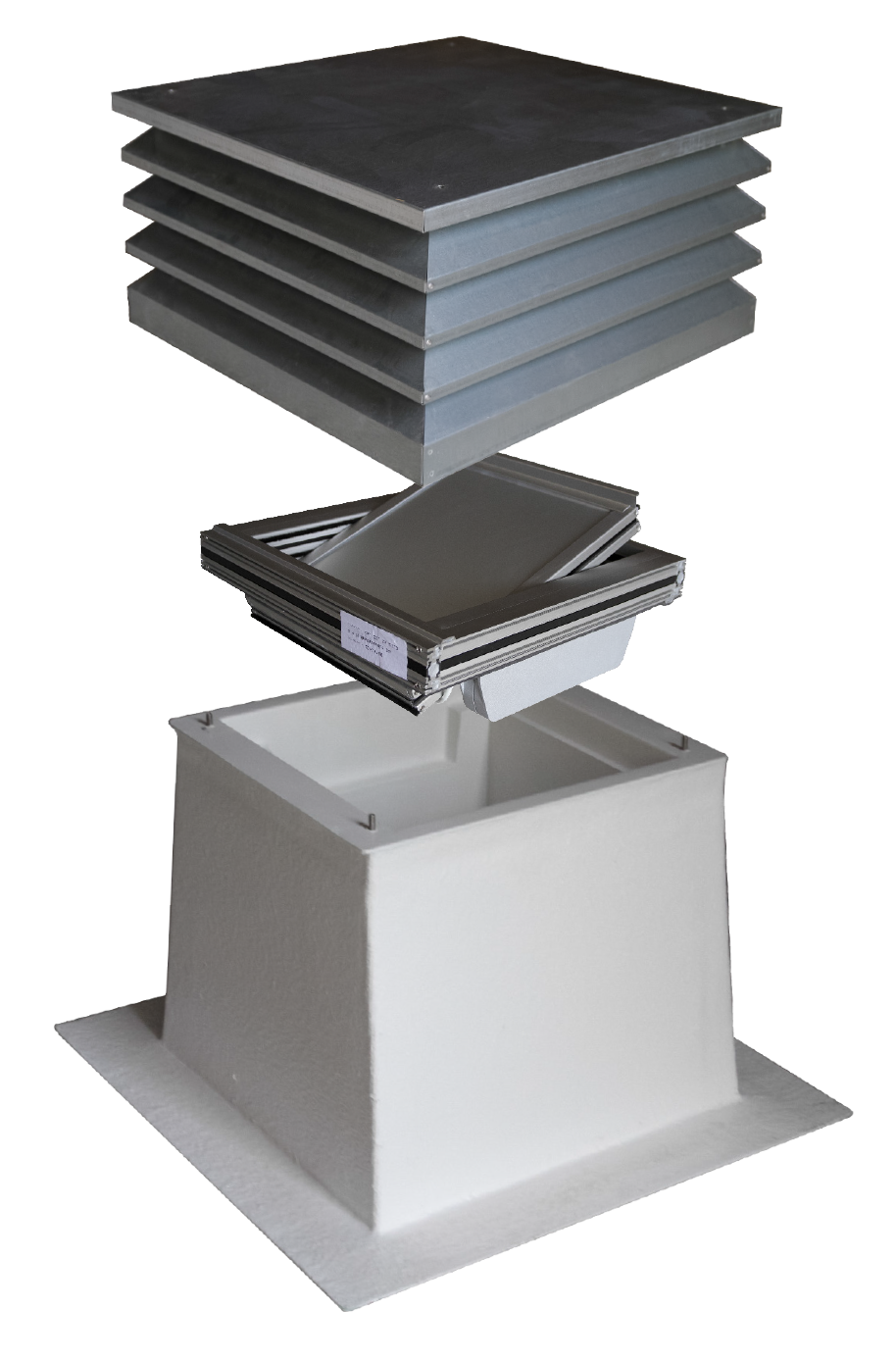 BlueKit: composants pour ventilation pour gaine d'ascenseur et trémie
